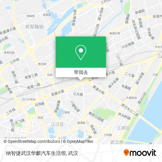 纳智捷武汉华麒汽车生活馆地图