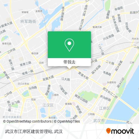 武汉市江岸区建筑管理站地图