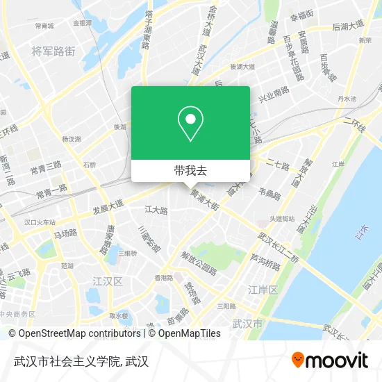 武汉市社会主义学院地图
