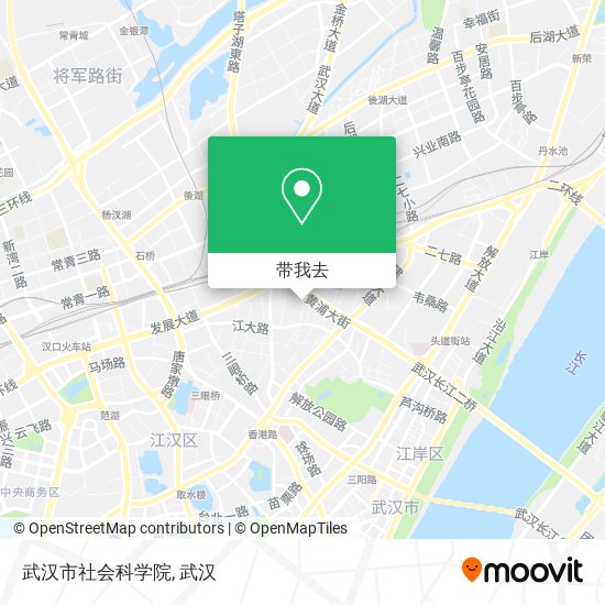 武汉市社会科学院地图