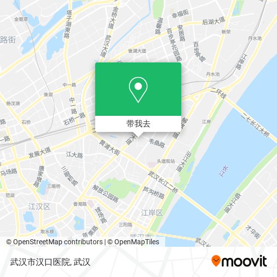 武汉市汉口医院地图