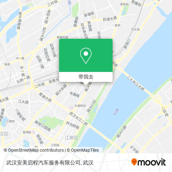 武汉安美启程汽车服务有限公司地图
