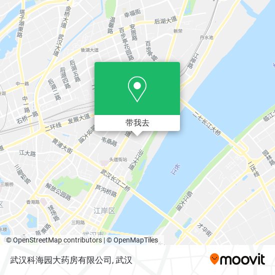 武汉科海园大药房有限公司地图