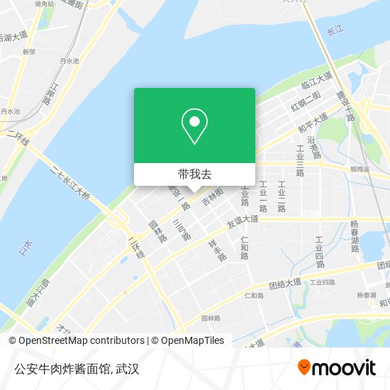 公安牛肉炸酱面馆地图