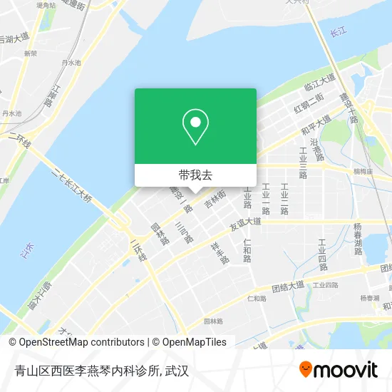 青山区西医李燕琴内科诊所地图