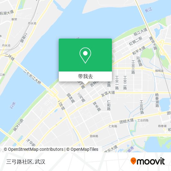 三弓路社区地图