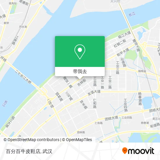 百分百牛皮鞋店地图
