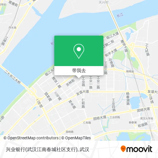 兴业银行(武汉江南春城社区支行)地图
