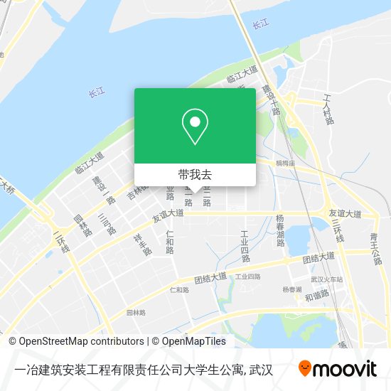 一冶建筑安装工程有限责任公司大学生公寓地图