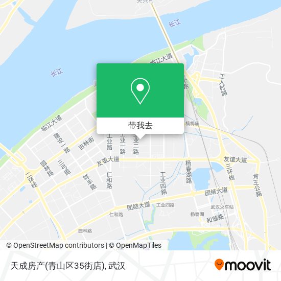 天成房产(青山区35街店)地图