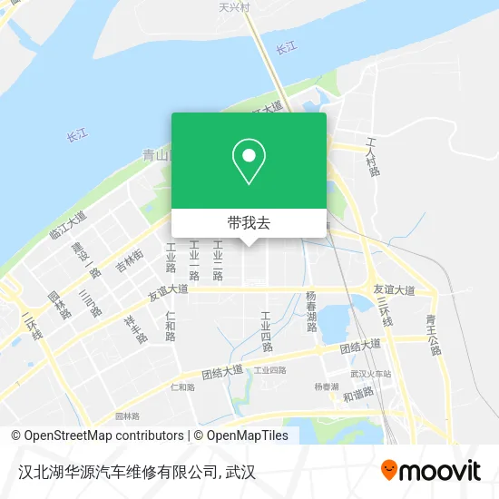 汉北湖华源汽车维修有限公司地图