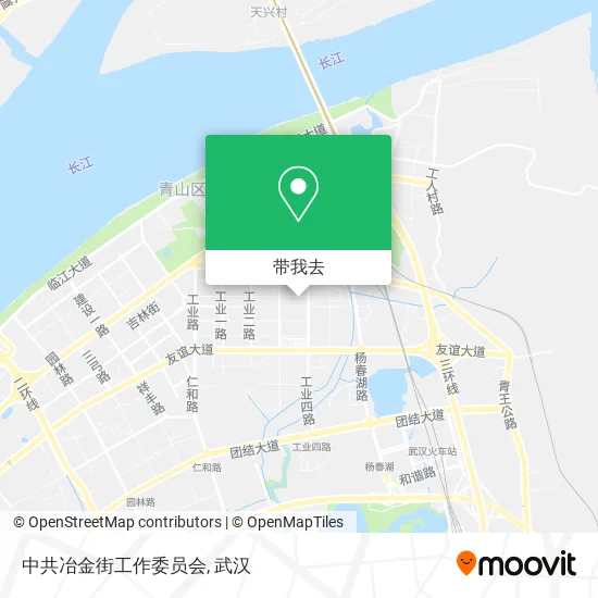 中共冶金街工作委员会地图
