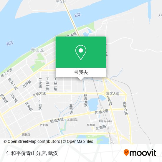 仁和平价青山分店地图