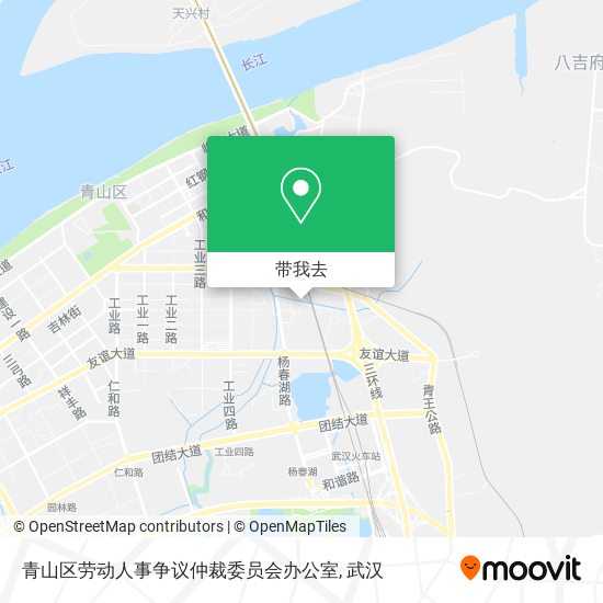 青山区劳动人事争议仲裁委员会办公室地图