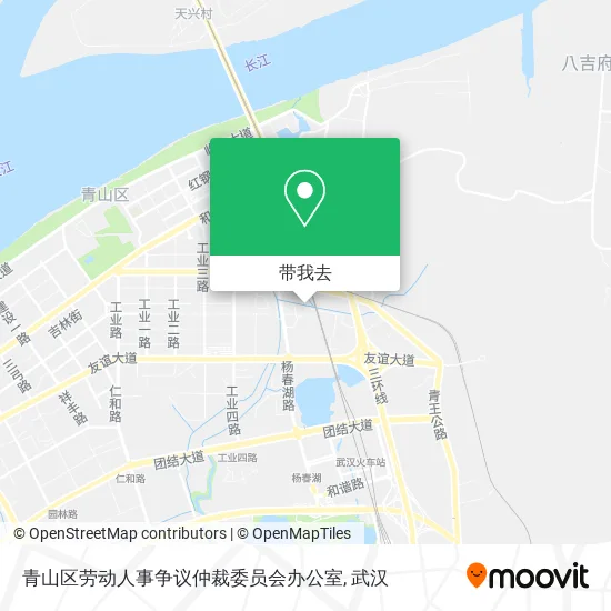 青山区劳动人事争议仲裁委员会办公室地图