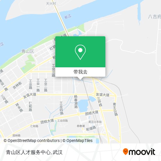 青山区人才服务中心地图