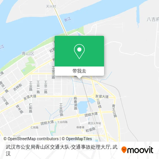 武汉市公安局青山区交通大队-交通事故处理大厅地图