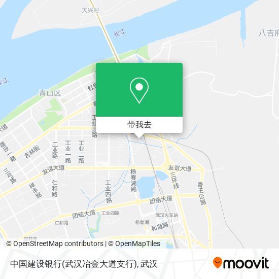 中国建设银行(武汉冶金大道支行)地图