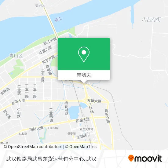 武汉铁路局武昌东货运营销分中心地图
