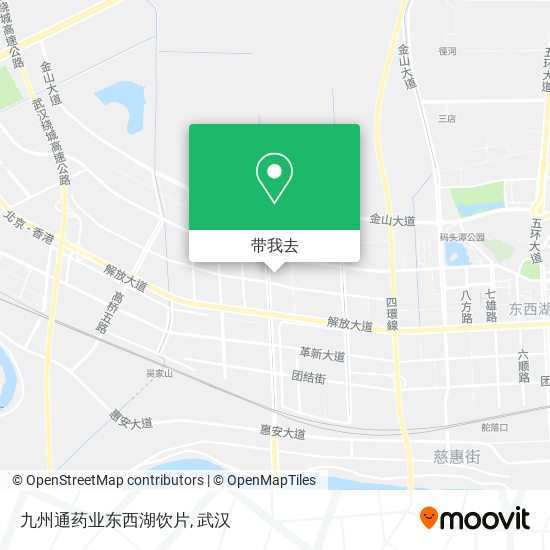 九州通药业东西湖饮片地图