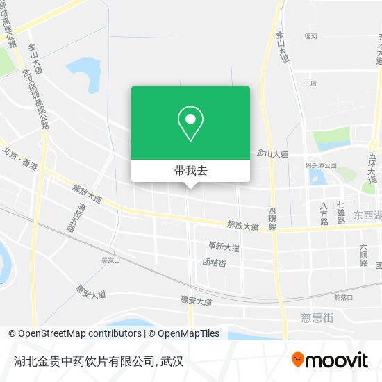湖北金贵中药饮片有限公司地图