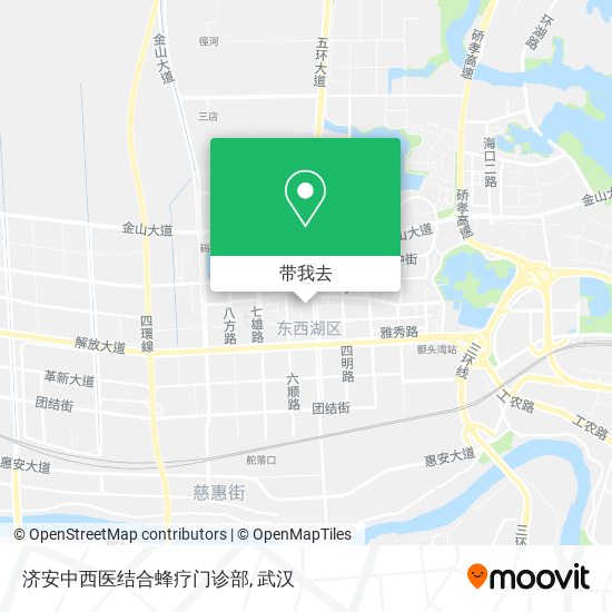 济安中西医结合蜂疗门诊部地图