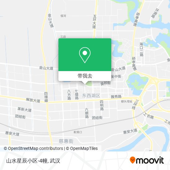 山水星辰小区-4幢地图