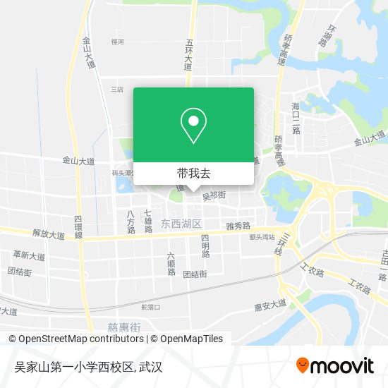 吴家山第一小学西校区地图