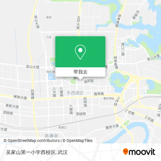 吴家山第一小学西校区地图