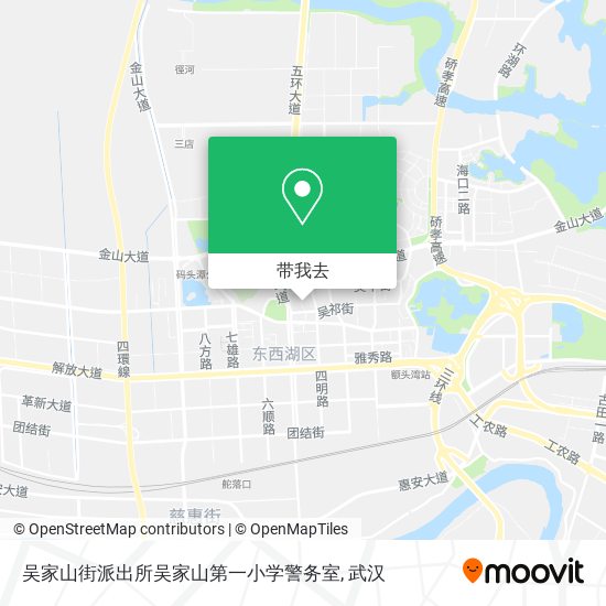 吴家山街派出所吴家山第一小学警务室地图