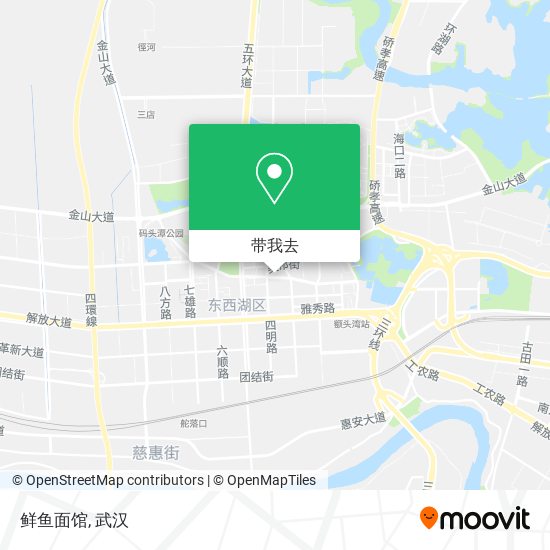 鲜鱼面馆地图