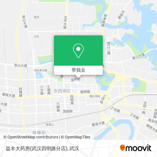 益丰大药房(武汉四明路分店)地图