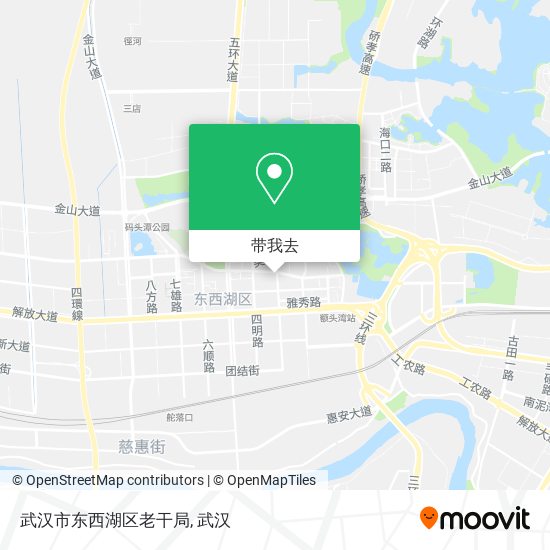 武汉市东西湖区老干局地图