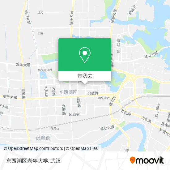 东西湖区老年大学地图