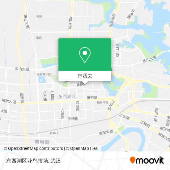 东西湖区花鸟市场地图