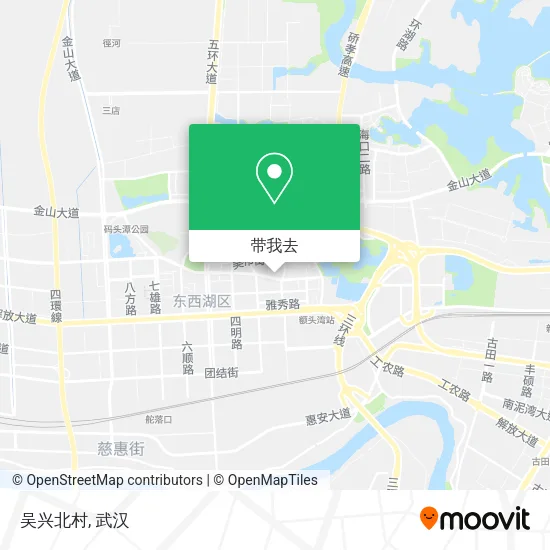 吴兴北村地图