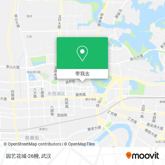 园艺花城-26幢地图