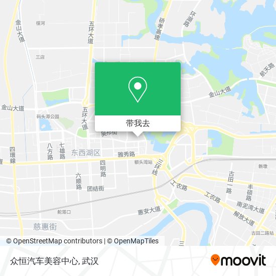 众恒汽车美容中心地图
