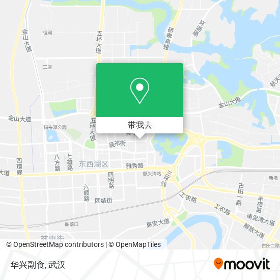 华兴副食地图