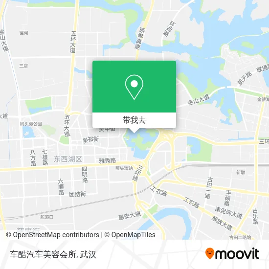 车酷汽车美容会所地图