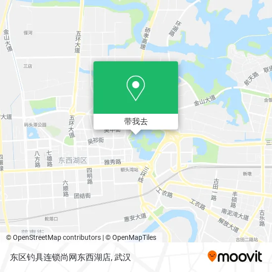 东区钓具连锁尚网东西湖店地图