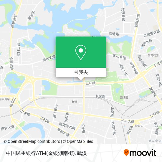 中国民生银行ATM(金银湖南街)地图