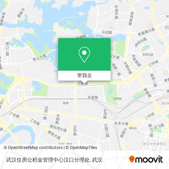 武汉住房公积金管理中心汉口分理处地图