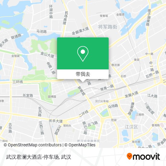 武汉君澜大酒店-停车场地图
