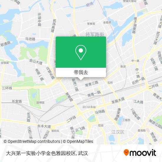 大兴第一实验小学金色雅园校区地图
