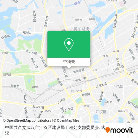 中国共产党武汉市江汉区建设局工程处支部委员会地图