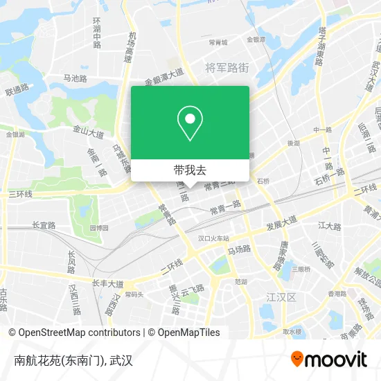 南航花苑(东南门)地图