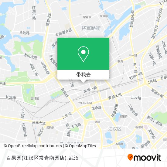百果园(江汉区常青南园店)地图