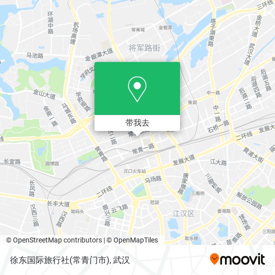 徐东国际旅行社(常青门市)地图
