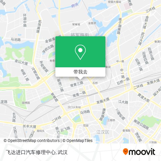 飞达进口汽车修理中心地图